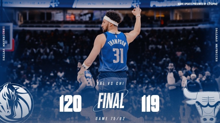 險勝公牛！獨行俠官方曬贏球海報 克萊成為封面人物